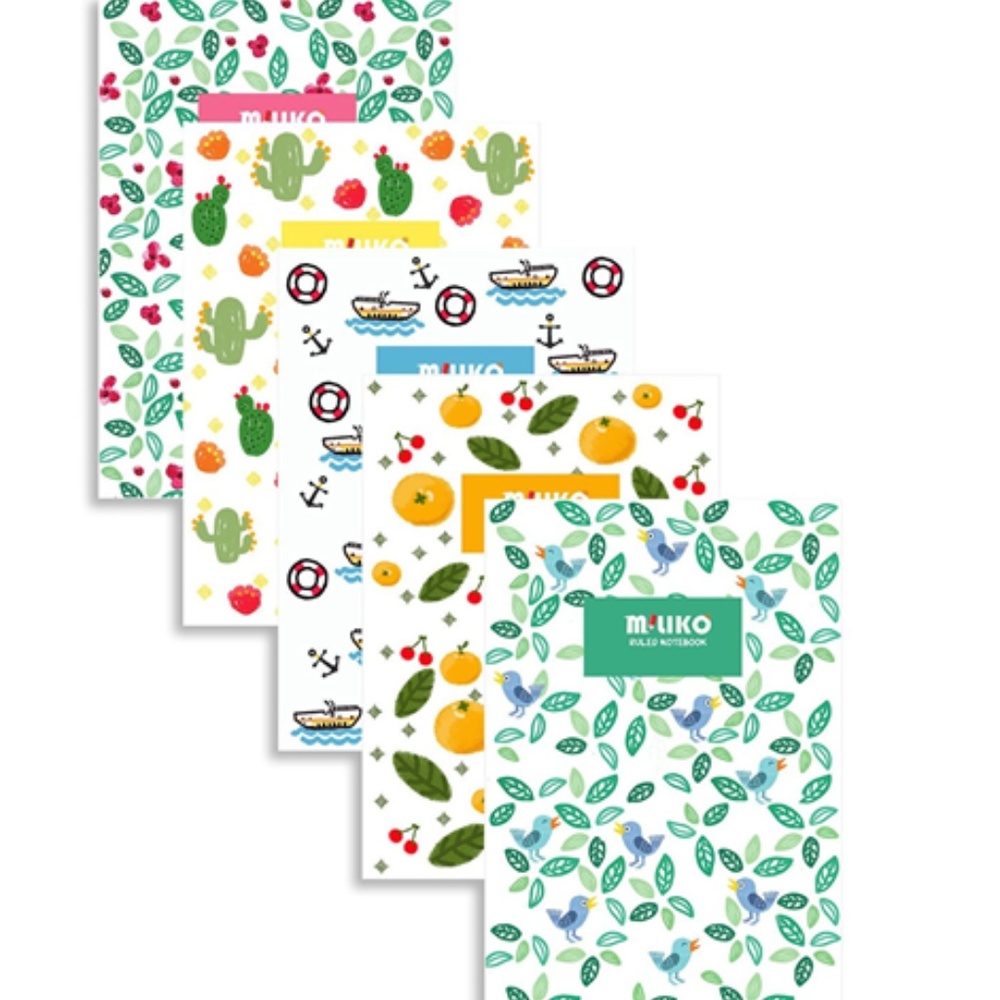 MILIKO A5 COLOR SERIES SOFTCOVER 10 NOTEBOOKS